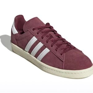 NWT Adidas Campus 80s Burgundy Suede Sneakers Women’s 6.5